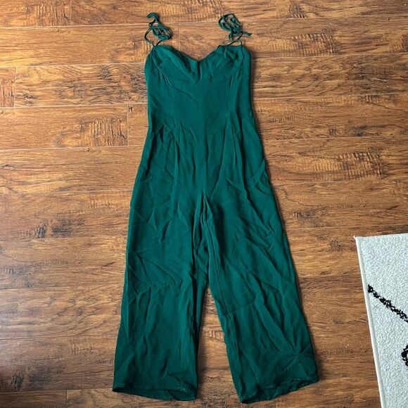 Reformation Gilda Green Jumpsuit, size 0 - Picture 2 of 10